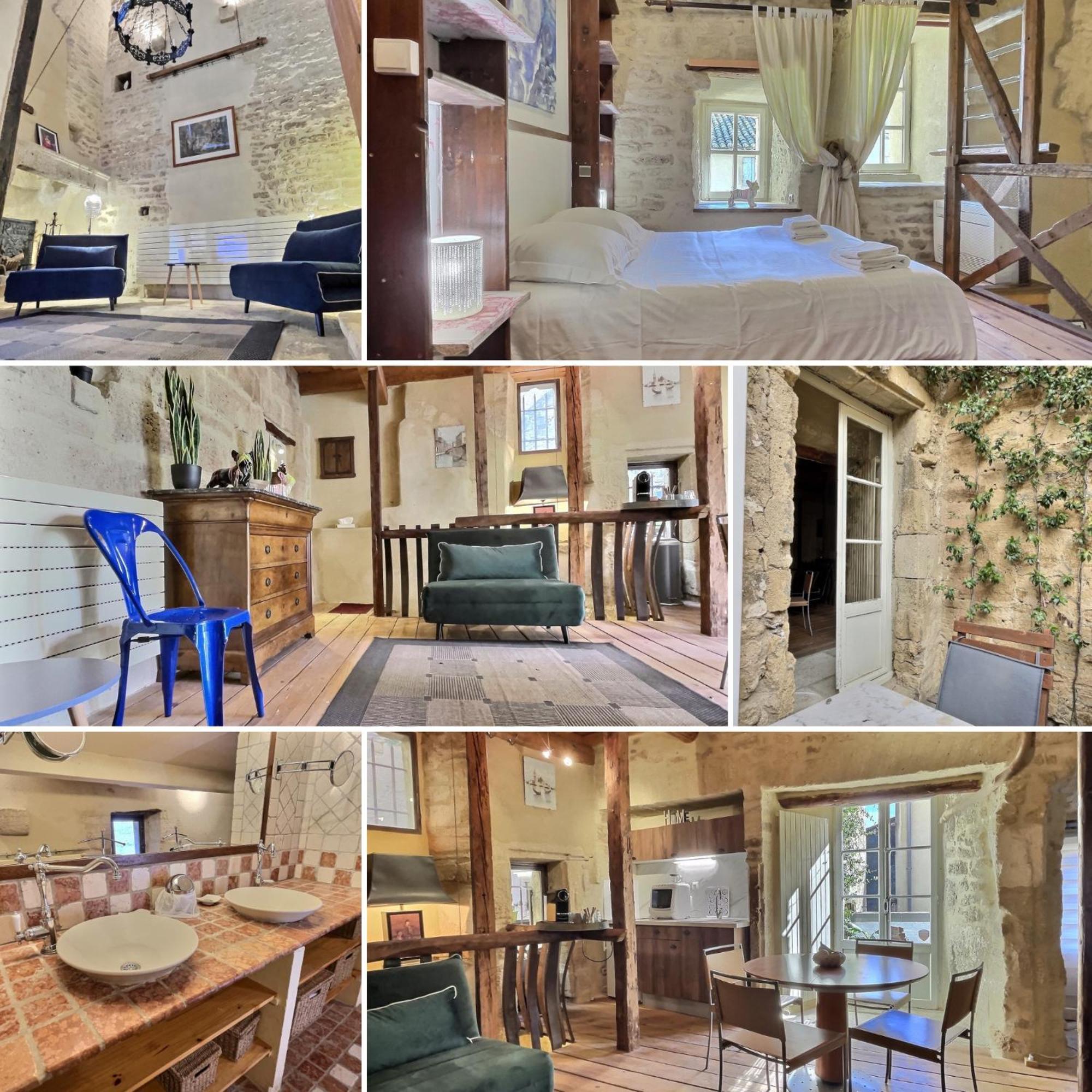 Chez Lydia - Loft Cosy, Depart Canoe A Pied, Proche Pont-Du-Gard Et Uzes 레물링 외부 사진